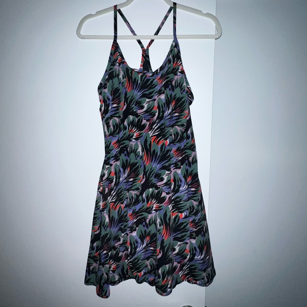 Outdoor Voices Exercise Dress — Watercolor Vapor Special Edition